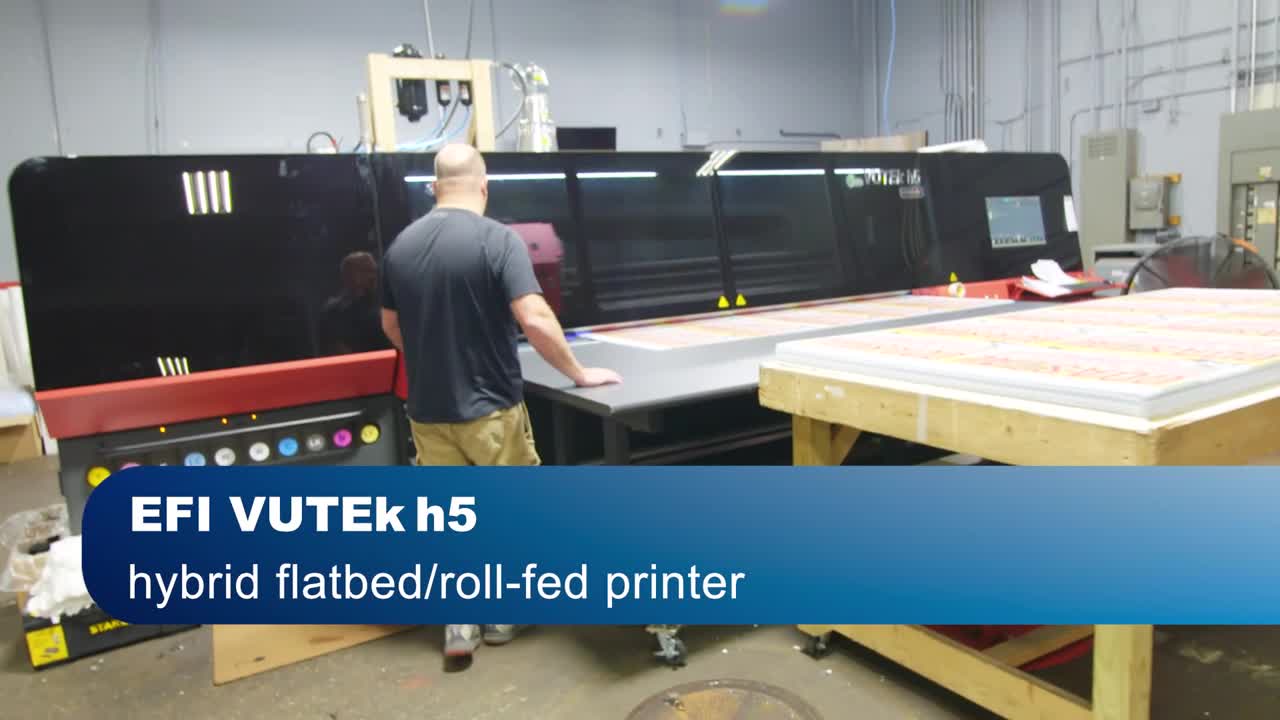 GCI Digital Imaging Moves Business Forward with EFI VUTEh Hybrid Printers