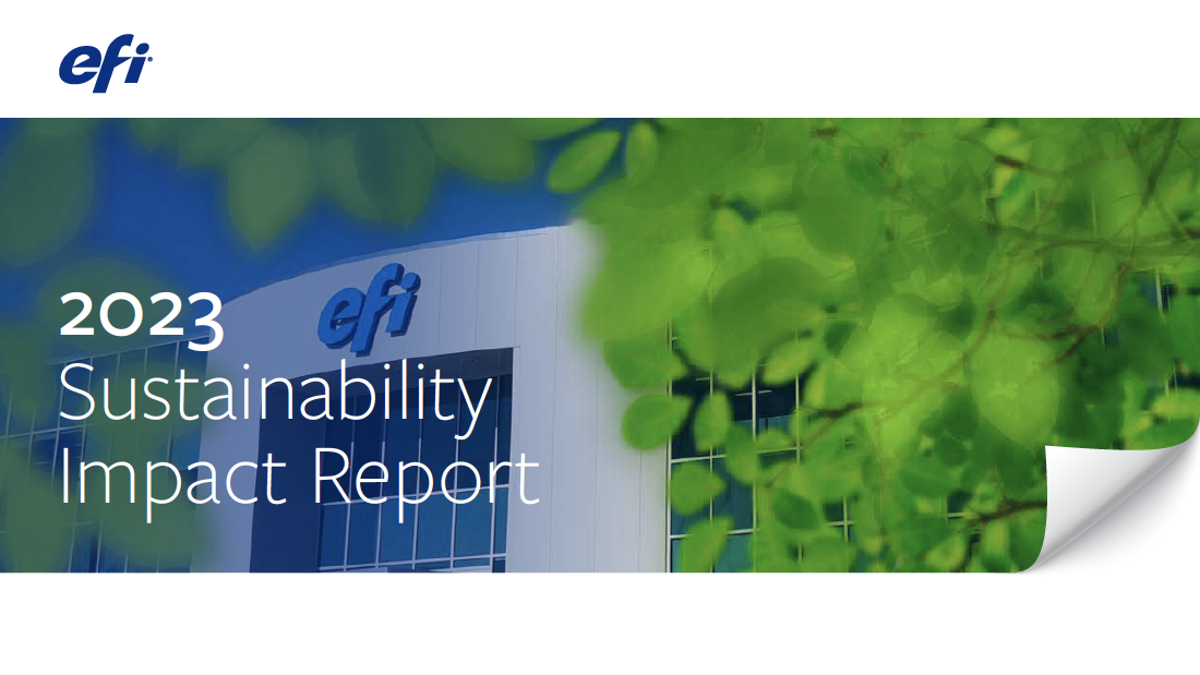 EFI 2023 Sustainability Impact Report cover.